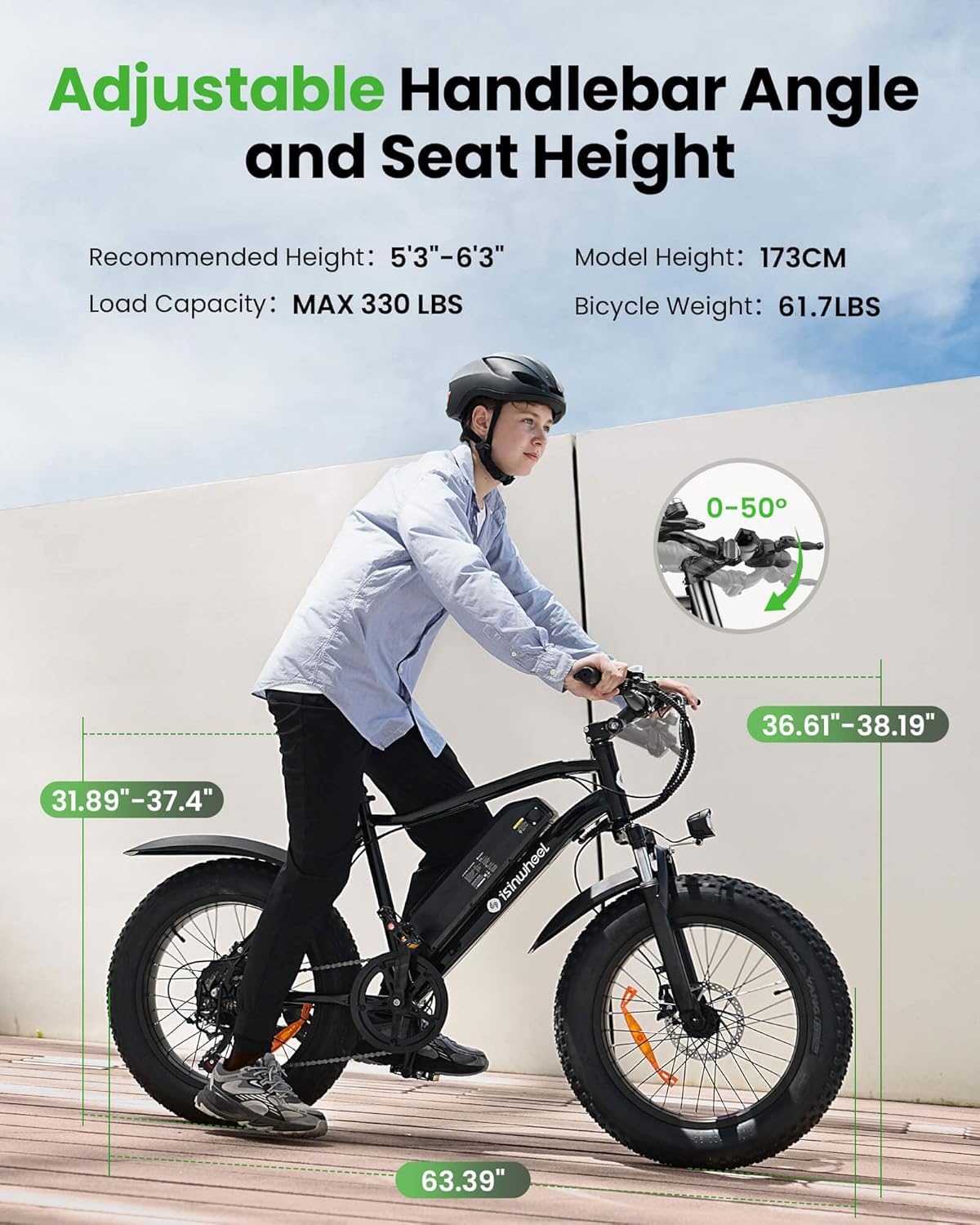 iSinwheel M10 Plus Electric Bike - Buzzify - E - Bikes - Isinwheel