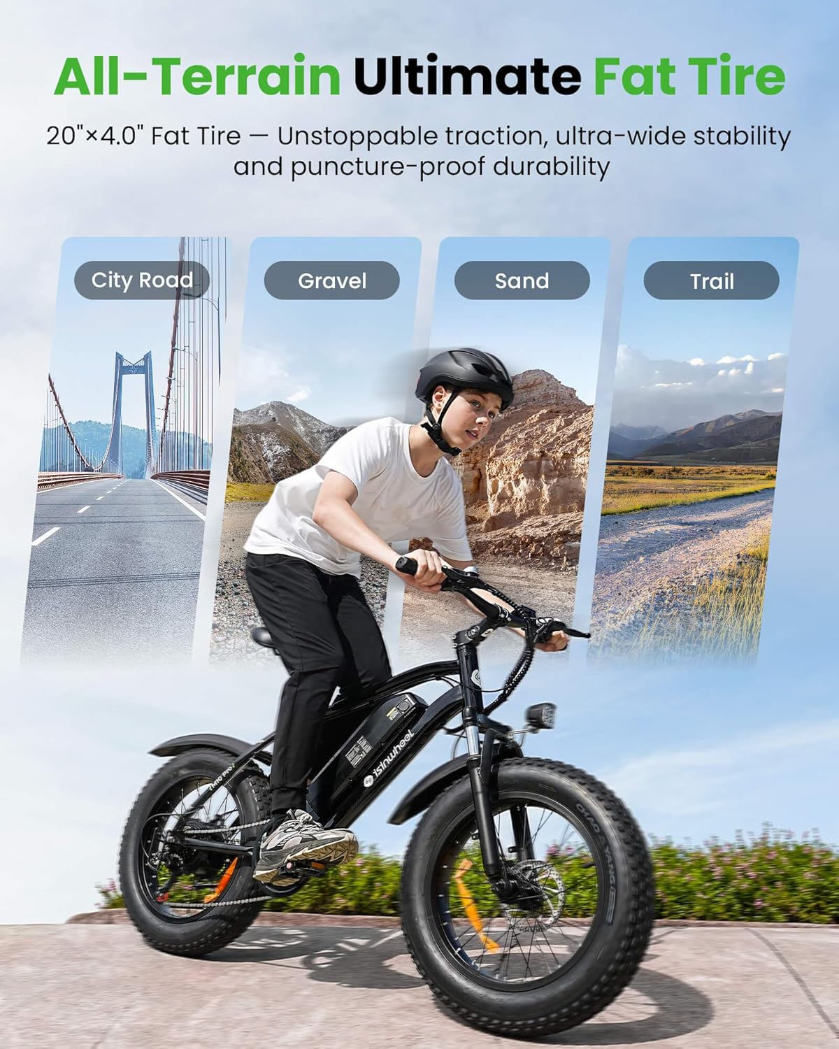 iSinwheel M10 Plus Electric Bike - Buzzify - E - Bikes - Isinwheel