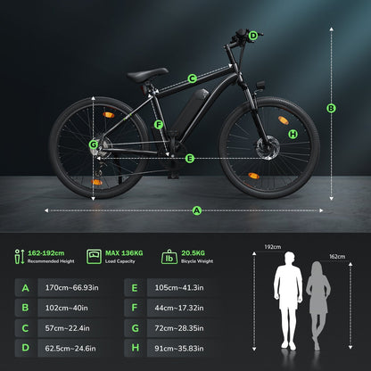 isinwheel M10s 750W Electric Commuter Bike - Buzzify-City/Commuter-Isinwheel