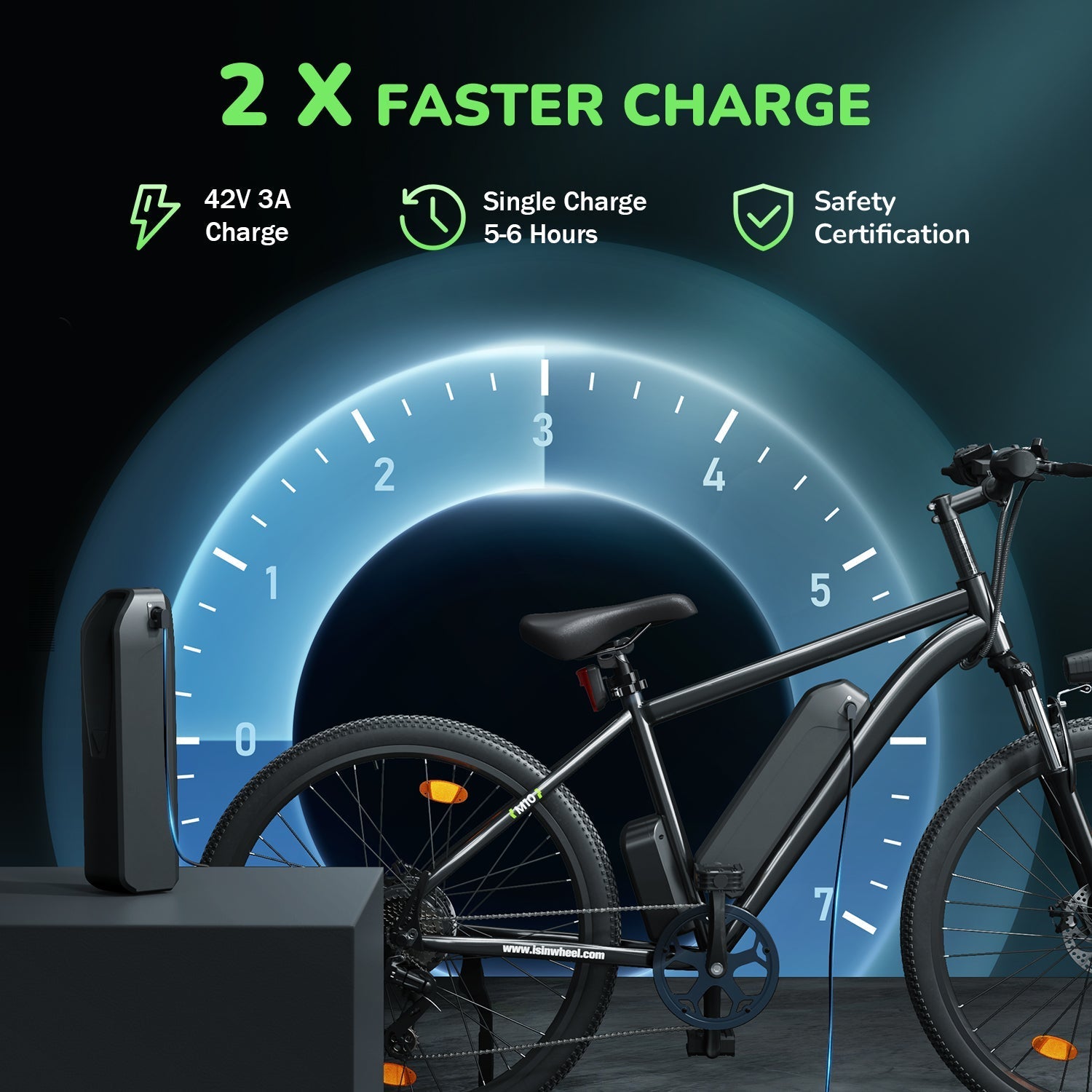 isinwheel M10s 750W Electric Commuter Bike - Buzzify-City/Commuter-Isinwheel