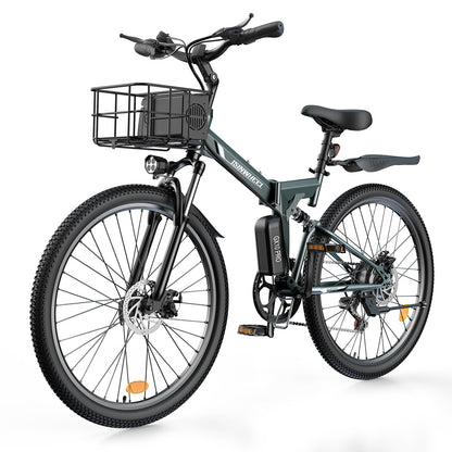 isinwheel M40 750W Folding Electric Bike with Basket - Buzzify-Electric Bike-isinwheel