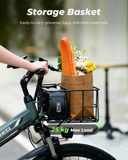 isinwheel M40 750W Folding Electric Bike with Basket - Buzzify-Electric Bike-isinwheel