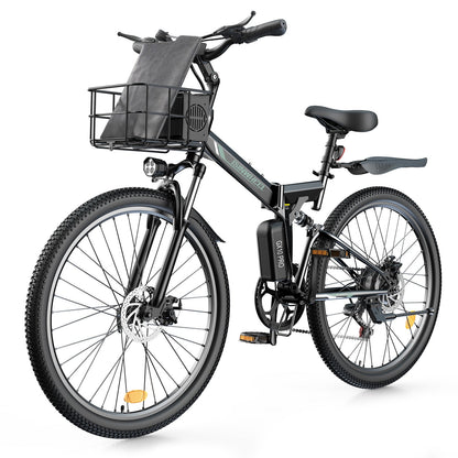 isinwheel M40 750W Folding Electric Bike with Basket - Buzzify-Electric Bike-isinwheel