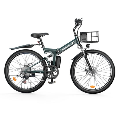 isinwheel M40 750W Folding Electric Bike with Basket - Buzzify-Electric Bike-isinwheel