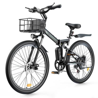 isinwheel M40 750W Folding Electric Bike with Basket - Buzzify-Electric Bike-isinwheel