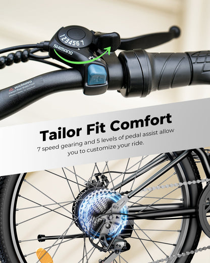 isinwheel M40 750W Folding Electric Bike with Basket - Buzzify-Electric Bike-isinwheel