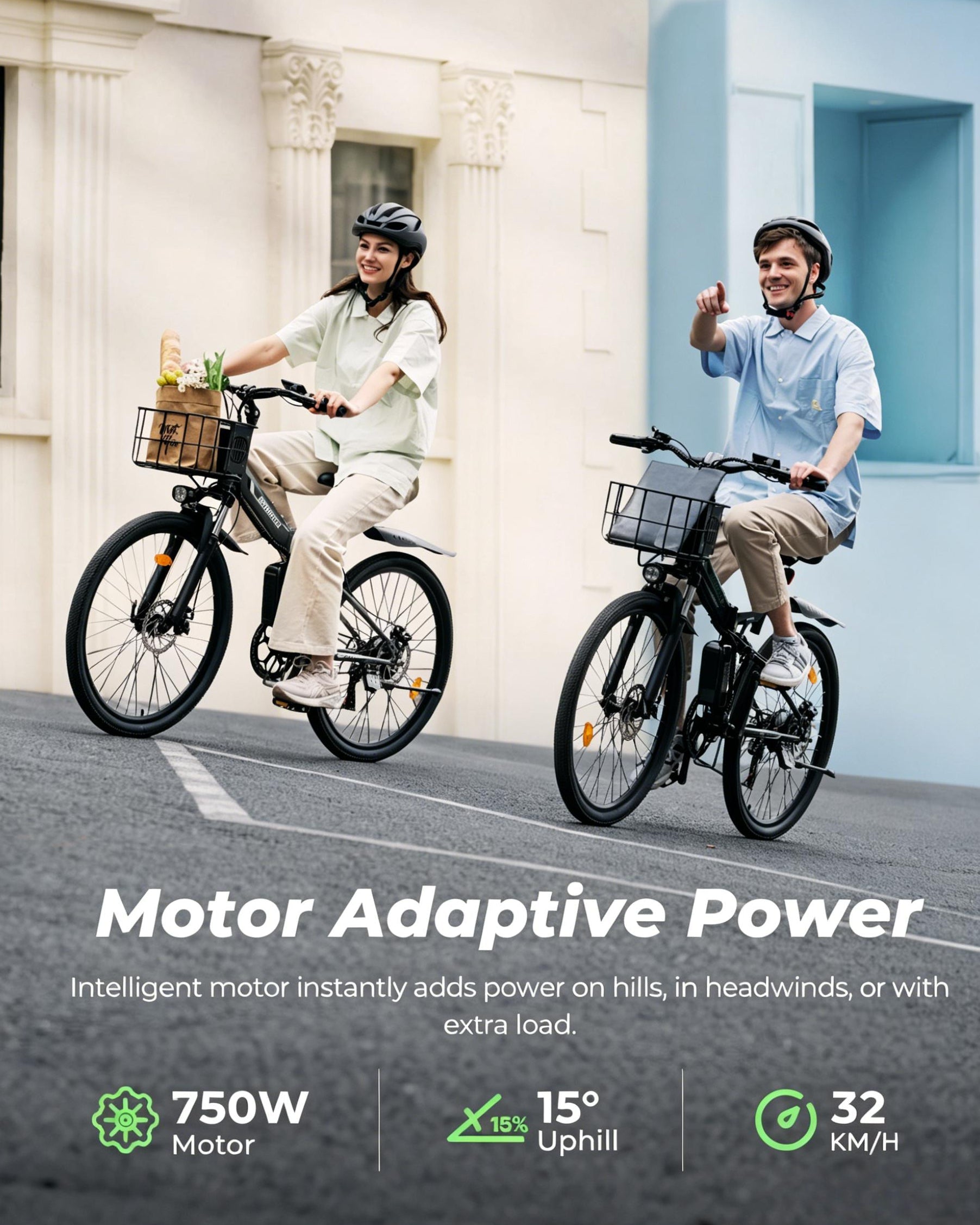 isinwheel M40 750W Folding Electric Bike with Basket - Buzzify-Electric Bike-isinwheel