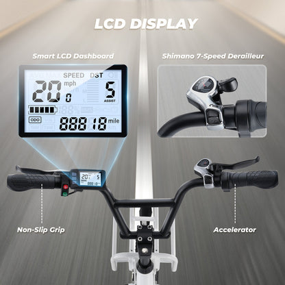 isinwheel U7 1000W Cargo Electric Bike - Buzzify-Electric Bike-isinwheel
