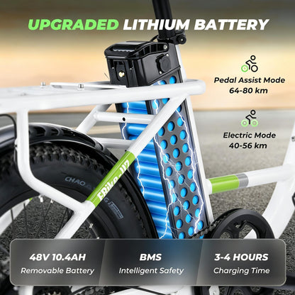 isinwheel U7 1000W Cargo Electric Bike - Buzzify-Electric Bike-isinwheel