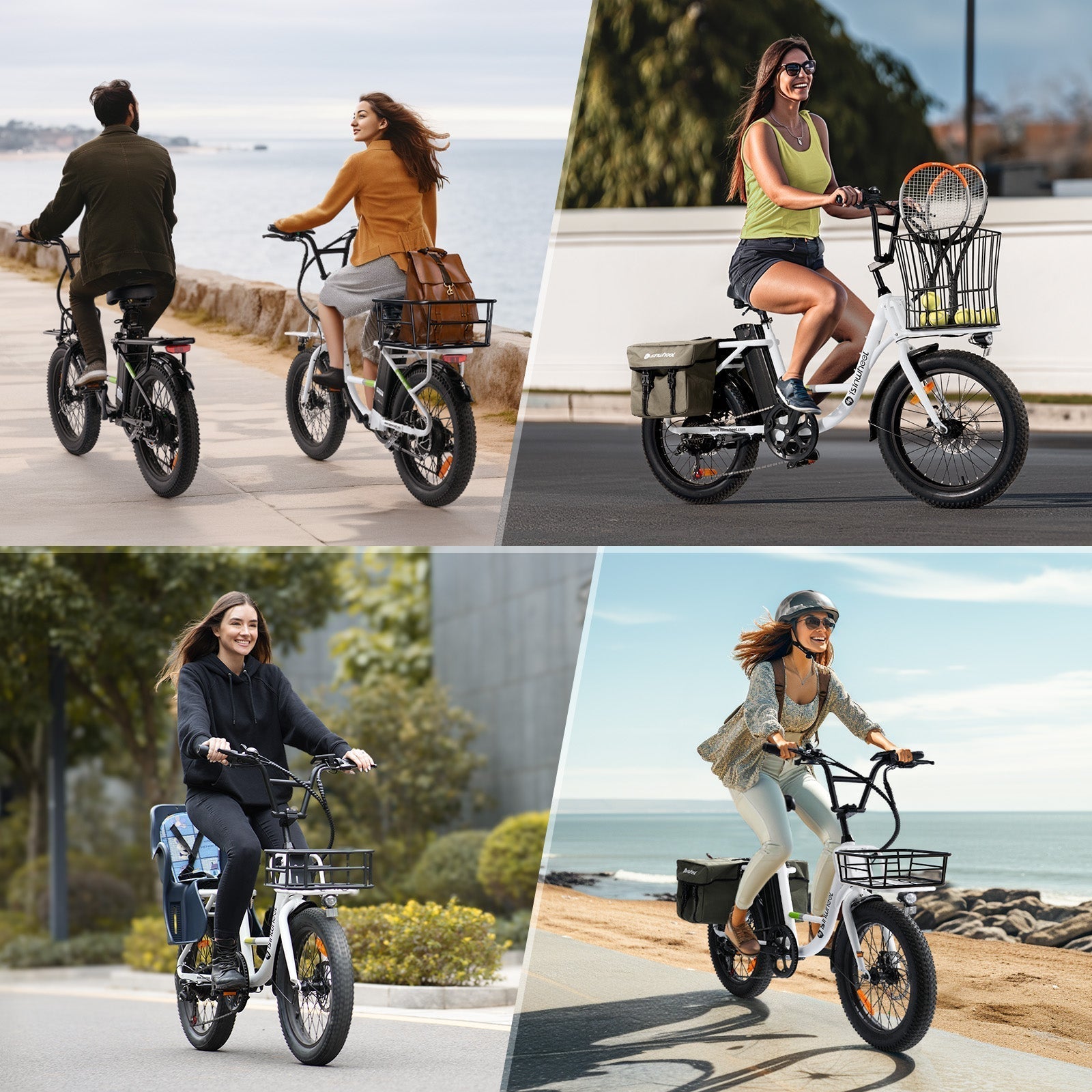 isinwheel U7 1000W Cargo Electric Bike - Buzzify-Electric Bike-isinwheel