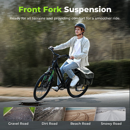 isinwheel Ucitys 1000W Electric Cruiser Bike - Buzzify-Electric Bike-isinwheel