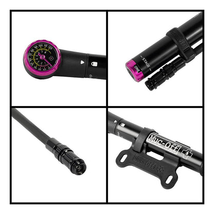 Muc-Off Airmach Mini Pro dual pump - Buzzify-Frame Pumps-Muc-Off