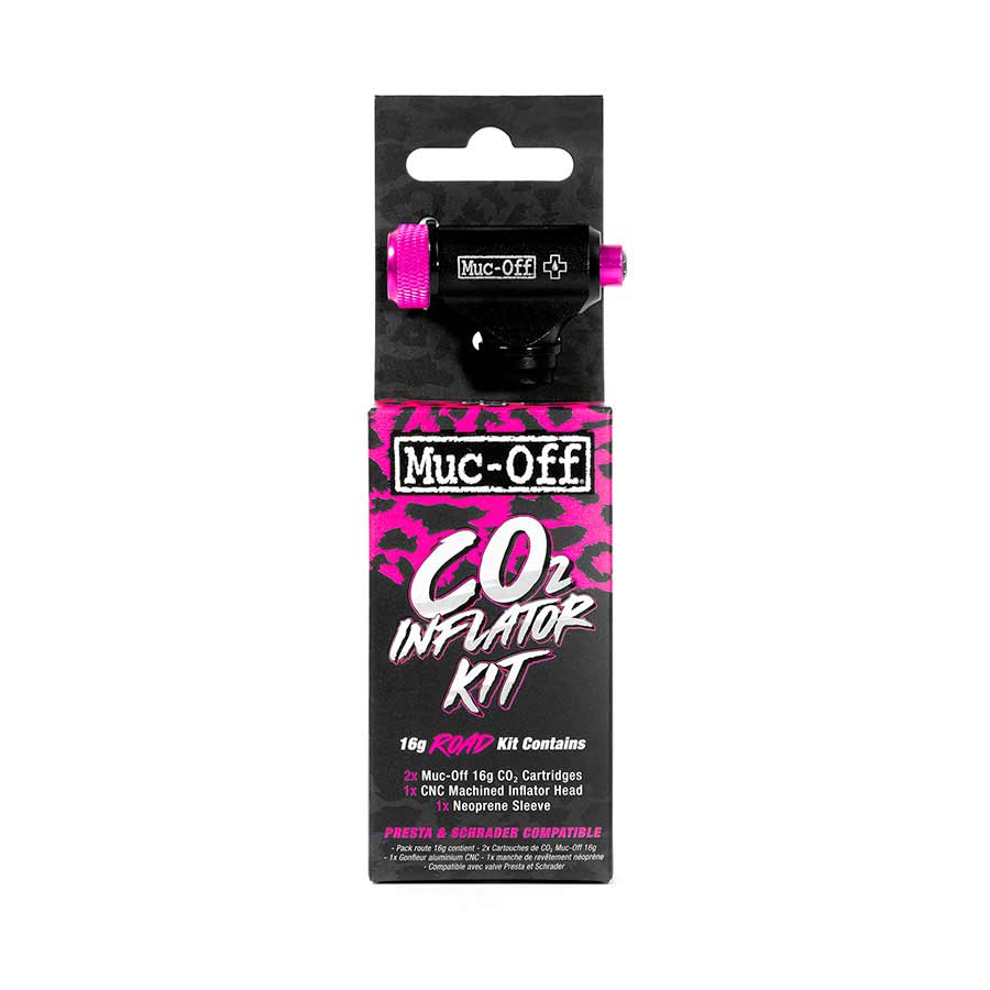 Muc-Off CO2 Inflator Kit - 16g Road - Buzzify-CO2 Inflators-Muc-Off
