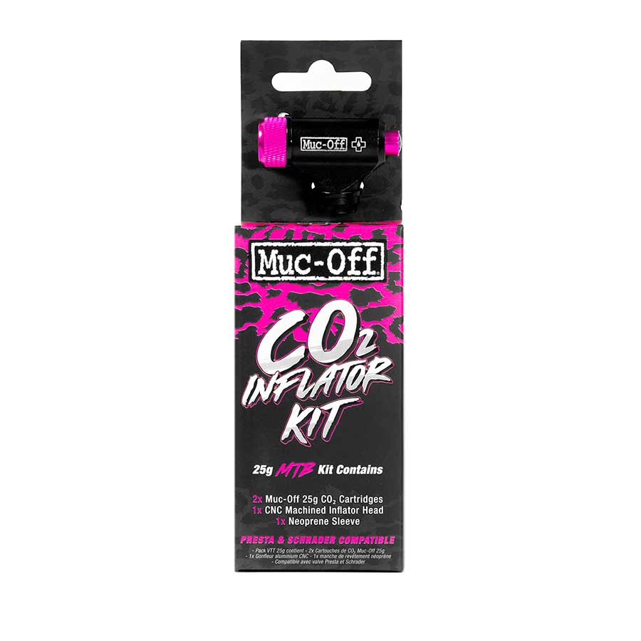 Muc-Off CO2 Inflator Kit - 25g MTB - Buzzify-CO2 Inflators-Muc-Off