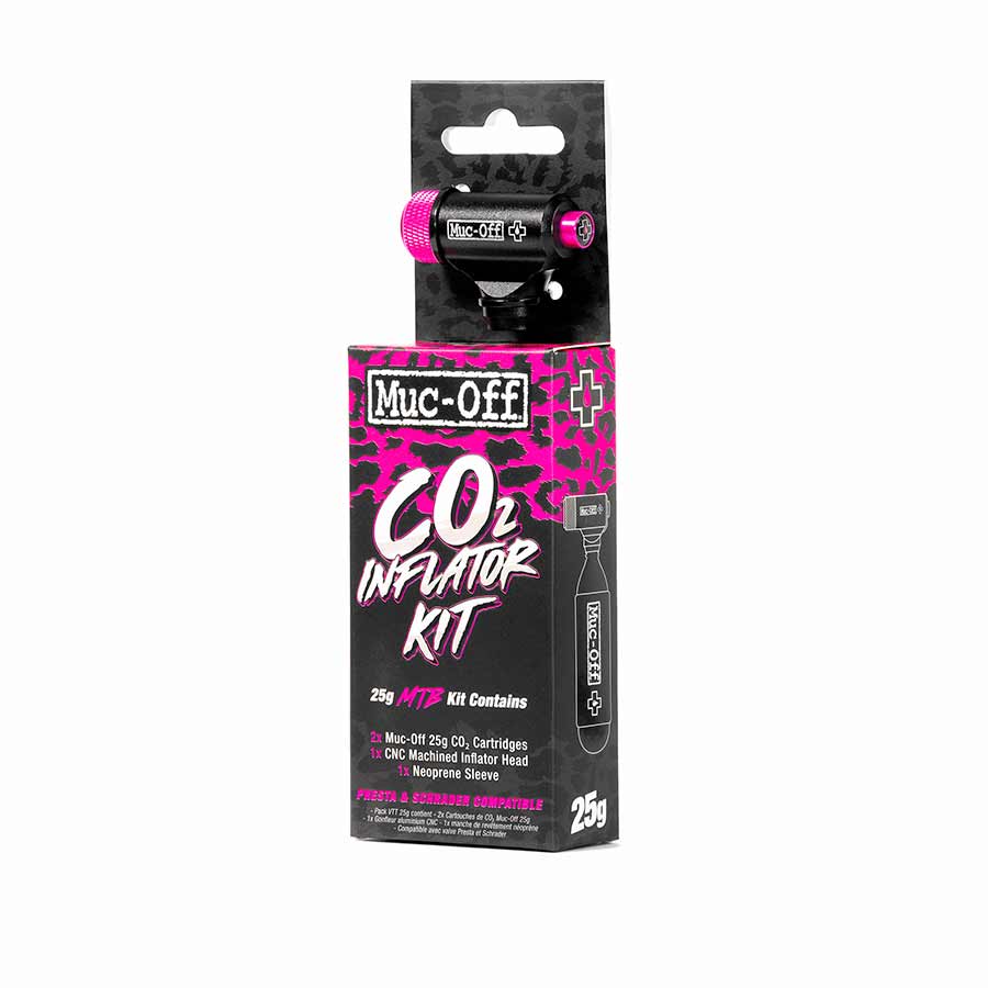 Muc-Off CO2 Inflator Kit - 25g MTB - Buzzify-CO2 Inflators-Muc-Off