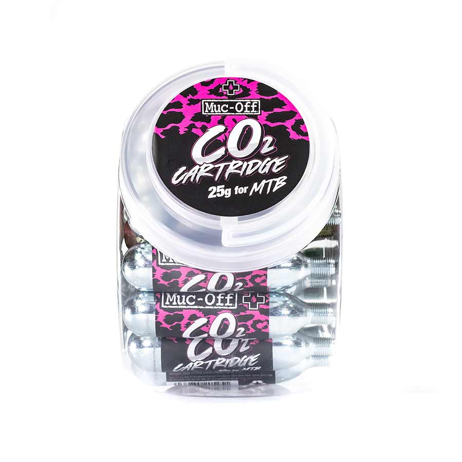 Muc-Off CO2 Refill MTB Cartridges, Qty 25 Jar, 25g - Buzzify-CO2 Cartridges-Muc-Off