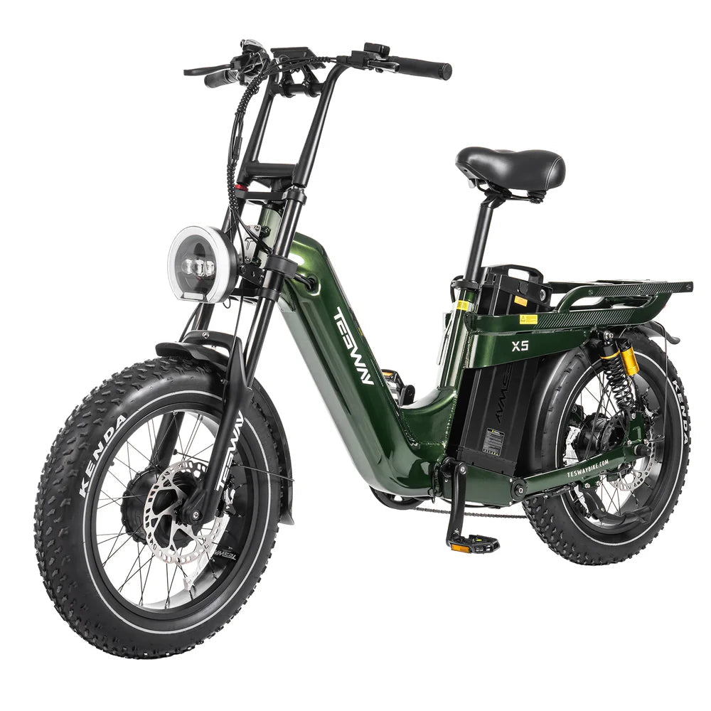 Tesway X5 AWD Dual - Motor Step Thru Electric Bike - Buzzify - E - Bikes - Tesway