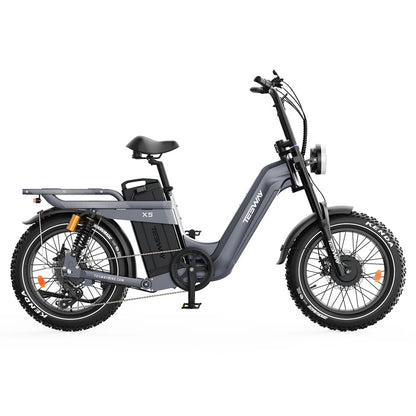 Tesway X5 AWD Dual - Motor Step Thru Electric Bike - Buzzify - E - Bikes - Tesway