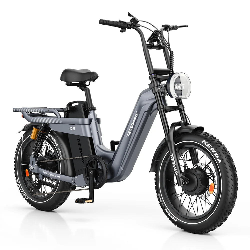 Tesway X5 AWD Dual - Motor Step Thru Electric Bike - Buzzify - E - Bikes - Tesway