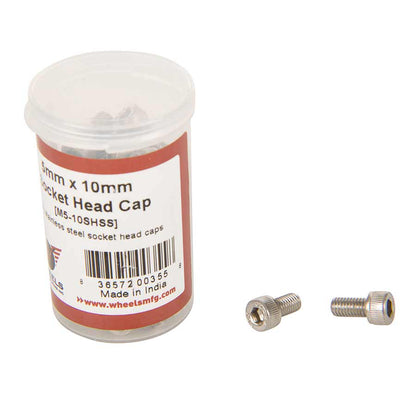 Wheels Manufacturing Stainless Steel M5 Bolts - Buzzify-Bottle and Cage Parts and Accessories-Wheels Manufacturing