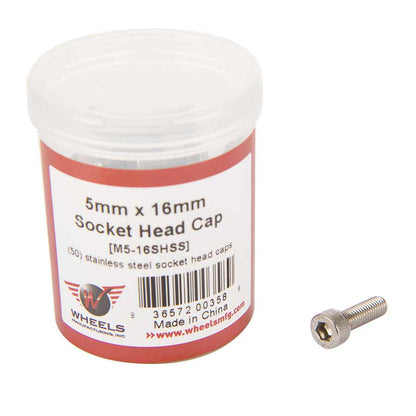 Wheels Manufacturing Stainless Steel M5 Bolts - Buzzify-Bottle and Cage Parts and Accessories-Wheels Manufacturing